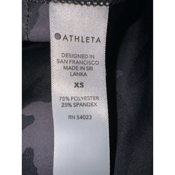 ATHLETA Women’s Ultimate Camo 7/8 Tight Pockets Gray Green Size XS - Picture 4 of 5